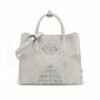 Real Croc Leather Women's Shoulder bag Fashion Handbag White