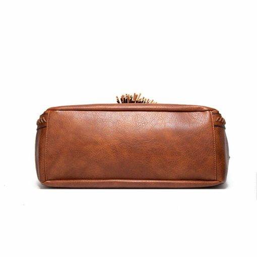 Fashion Designer Large Soft PU Leather Exotic Casual Shoulder Bags - Image 6
