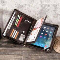 Genuine Leather Portfolio Case for iPad Pro 12.9"