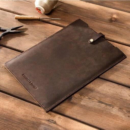 Vintage iPad Pro 10.5 inch Genuine Leather Case Sleeve - Image 4