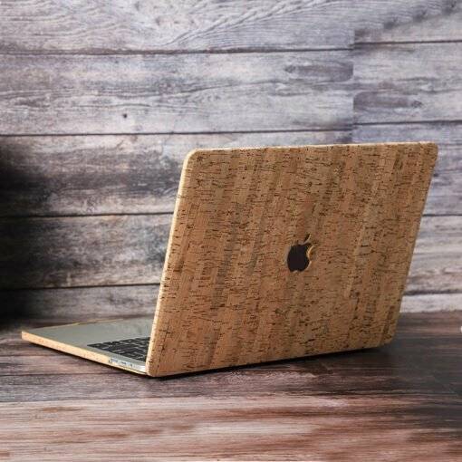 Wood Texture Pattern Laptop PU Leather Case for MacBook Pro 13.3 inch - Image 2