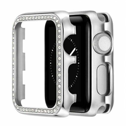 Apple Watch iWatch Case 2 3 4 5 6 SE 38/40/42/44 mm Alloy Zircon Cover - Image 3
