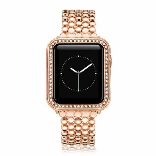 Apple Watch iWatch Case 2 3 4 5 6 SE 38/40/42/44 mm Alloy Zircon Cover - Image 8