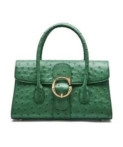Ostrich Handbag Fashion Pouch Clutches for Women