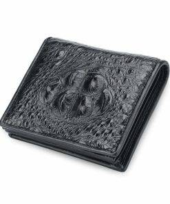 Genuine Horn Back Crocodile Short Wallet