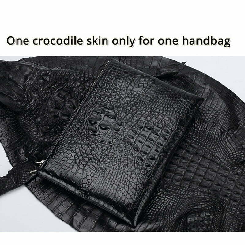 Crocodile Skin Pattern Men’s Clutch Bag Alligator Pouch