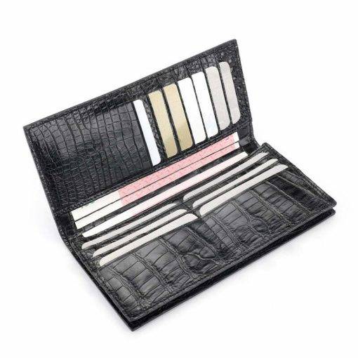 Real Alligator Purse Long Billfold - Image 4