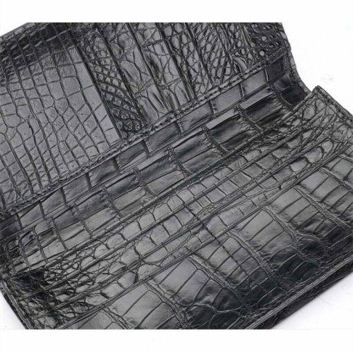 Real Alligator Purse Long Billfold - Image 7