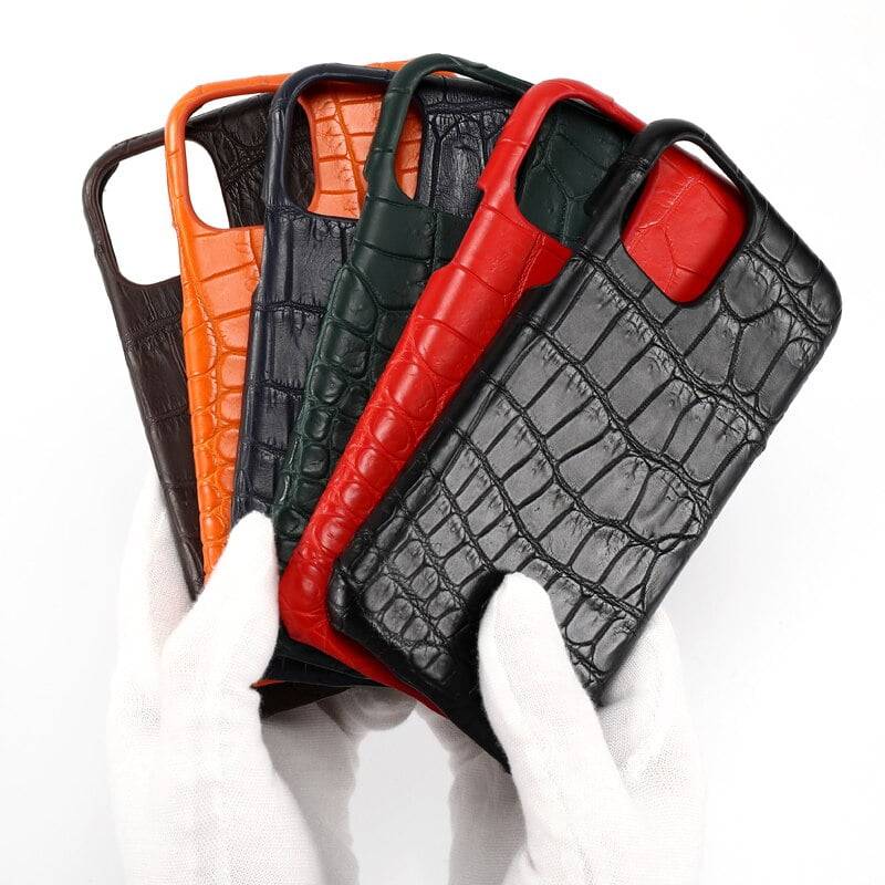 Buy Italian Leather Crocodile Model iPhone 15 Pro pro Max Case Online in  India 