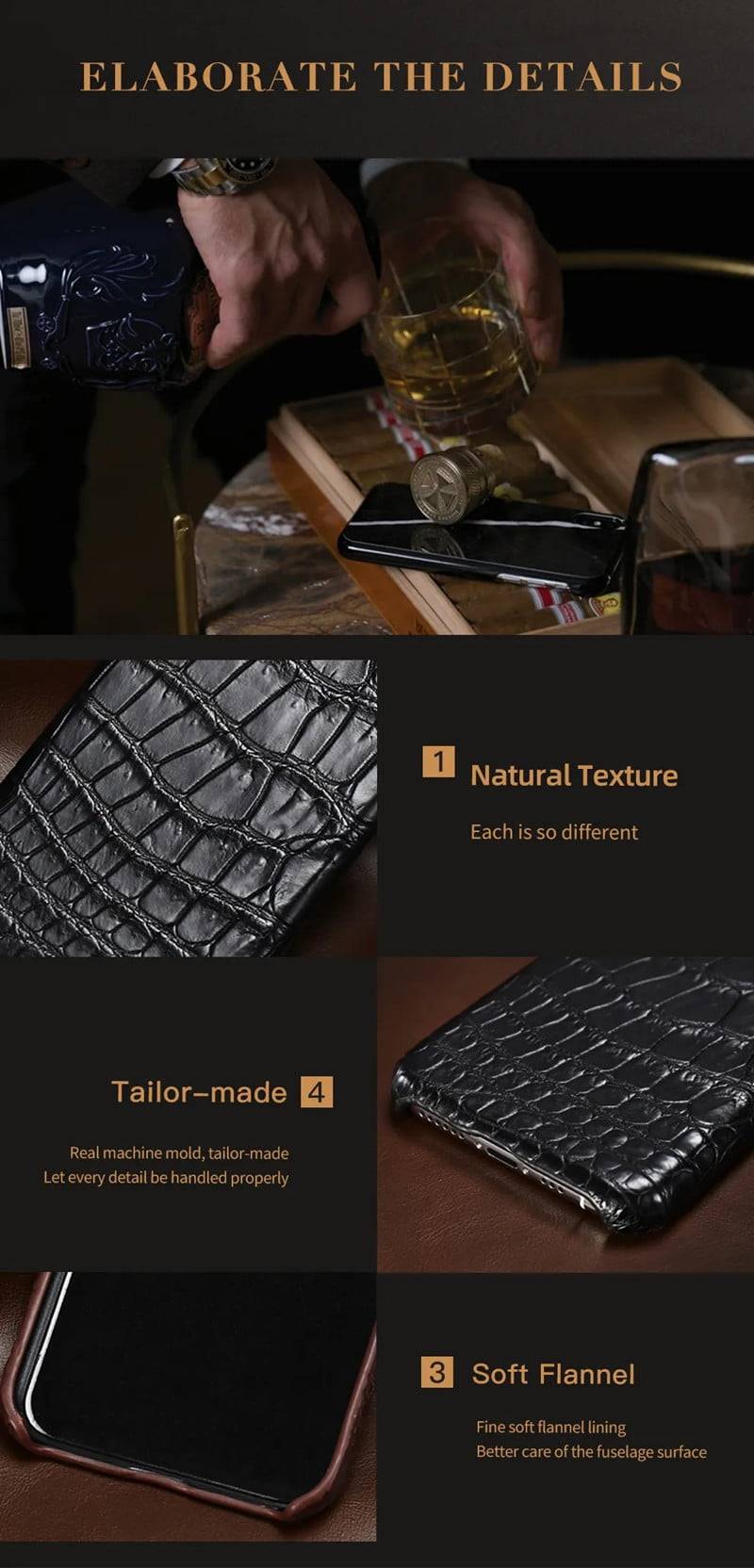 iPhone 15 Pro Max Folio Case Alligator – Labodet