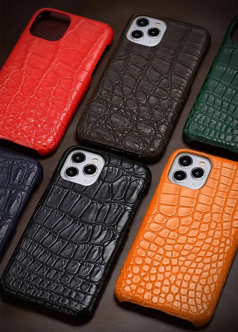 Crocodile iPhone Case  Crocodile Leather iPhone 15 Cases – Labodet