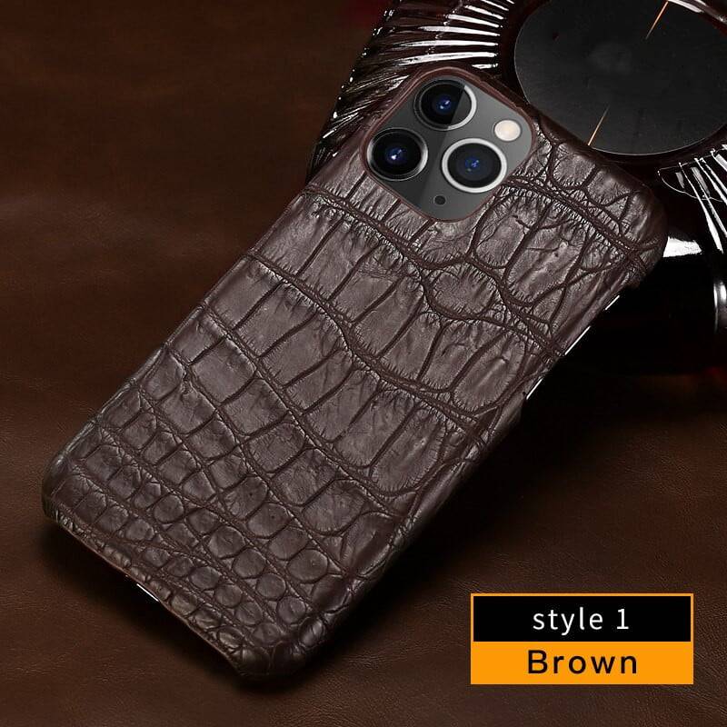 iPhone 15 Pro Max Phone Case, Calf Leather, Crocodile Texture – VELANTE  Officiale®