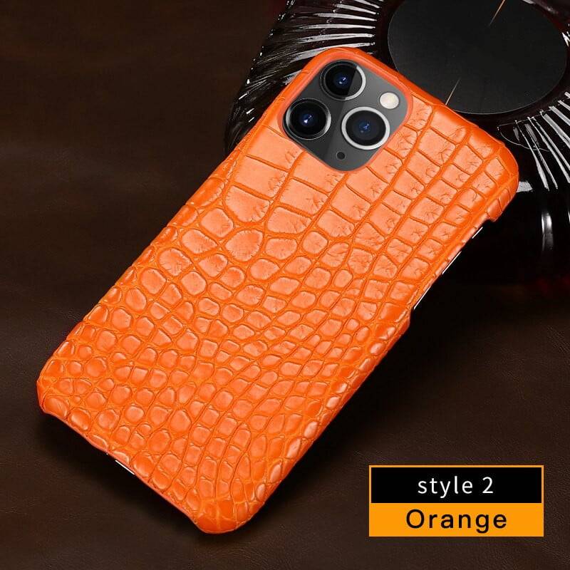 Classic Case for iPhone 15 Pro in Genuine Alligator