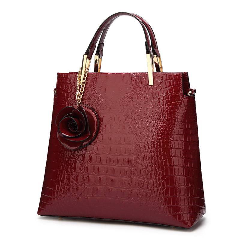 Genuine Crocodile Skin Leather Women's Handbag Alligator Satchel Bag -  Everweek