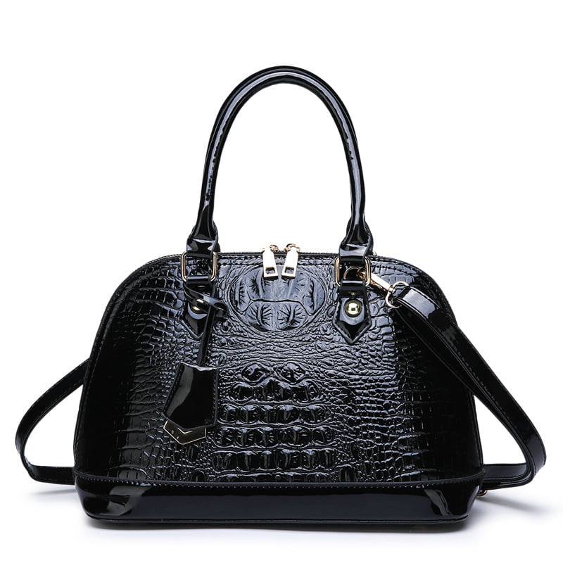 Famous Designer Luxury Brand Bags Women Crocodile Pattern Shoulder Bag PU  Leather Bags Ladies Casual Handbag Shoulder Bags Purse