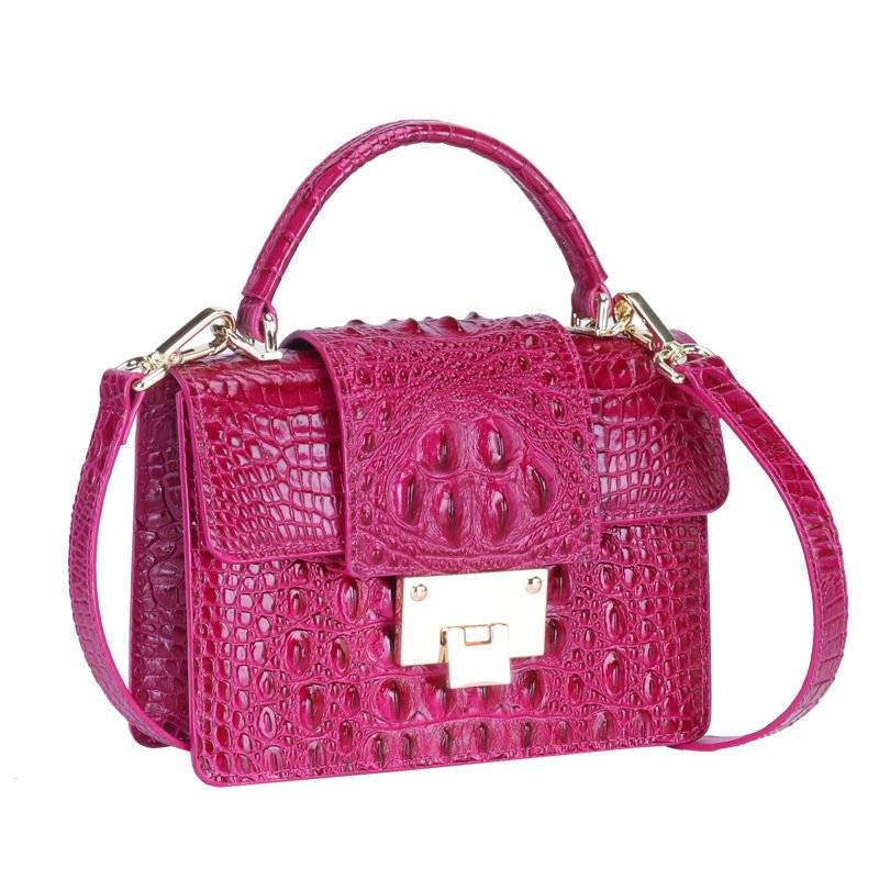 Women's Genuine Crocodile Skin Leather Handbag