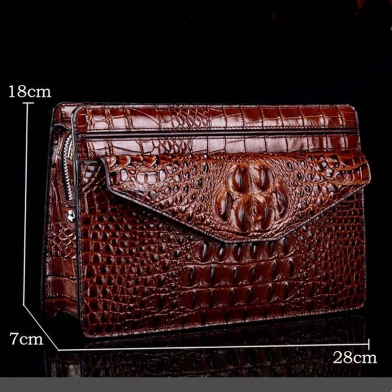 Crocodile Pattern Evening Bags for Elegant Woman Luxury Designer