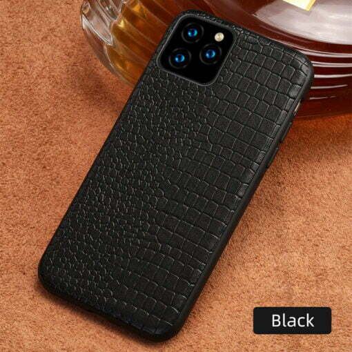 Genuine Leather Premium iPhone 13 Pro Max Case White - Image 2