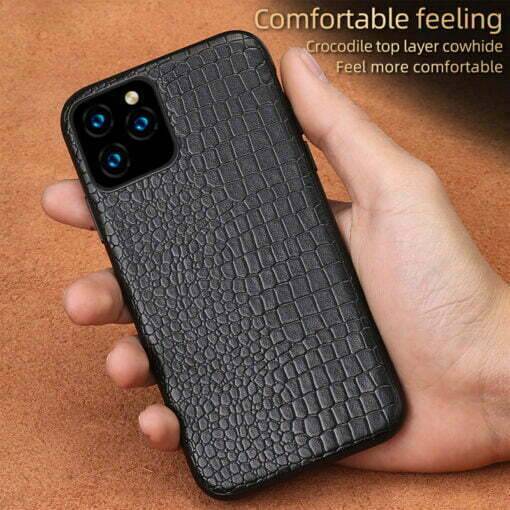 Genuine Leather Premium iPhone 13 Pro Max Case White - Image 6