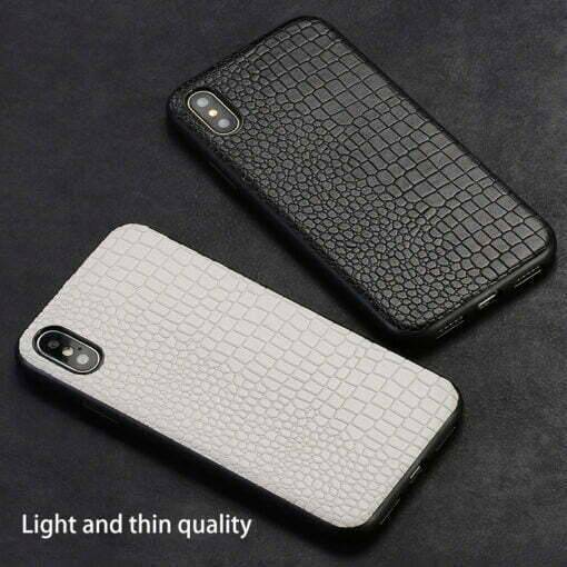 Genuine Leather Premium iPhone 13 Pro Max Case White - Image 7