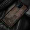 Genuine Leather Retro Splice Rhombus iPhone 12 Pro Max Case