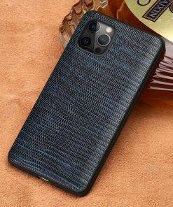 Lizard Skin Pattern Leather Case for iPhone 12 Pro Max