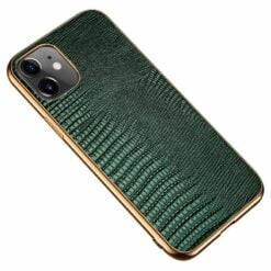 Lizard Pattern Genuine Leather Case For iPhone 12 Pro Max Mini