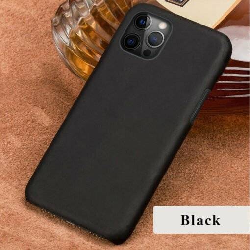 Crazy Horse Cowhide Leather iPhone 15 Pro Max Case - Image 2