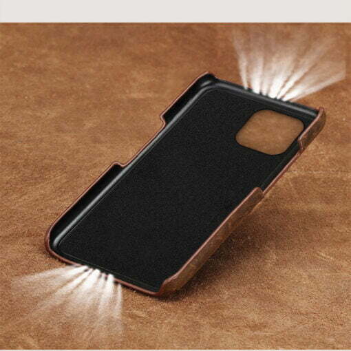 Crazy Horse Cowhide Leather iPhone 15 Pro Max Case - Image 10