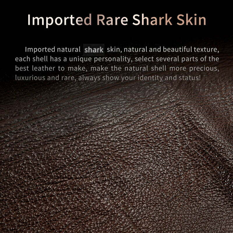 Natural Real Shark Skin Leather iPhone 12 Pro Max Case