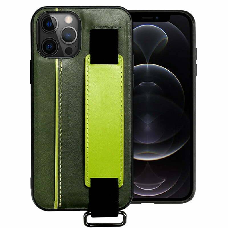 Wrist Strap Phone Holder Stand Case For Iphone 11 12 Pro Max