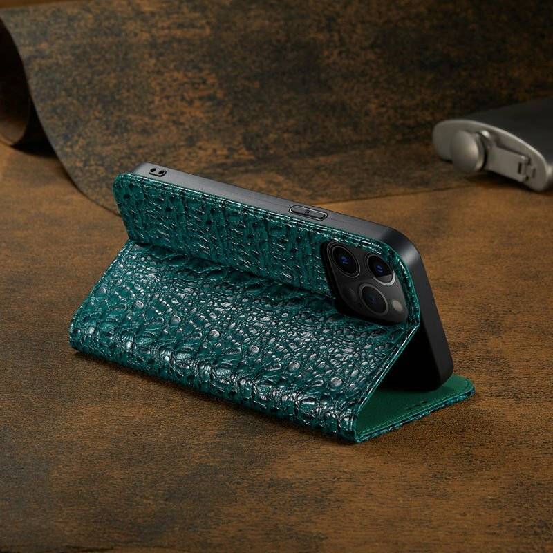 crocodile leather case