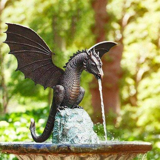 Water Fountain Dragon Statue