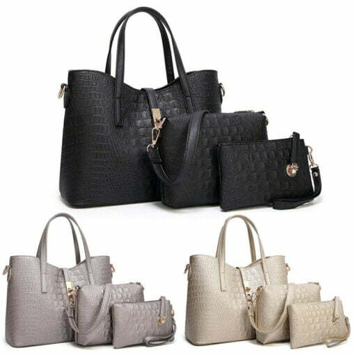 Women Handbag Leather Tote Shoulder Bag Purse Crossbody Satchel Purse - Image 7