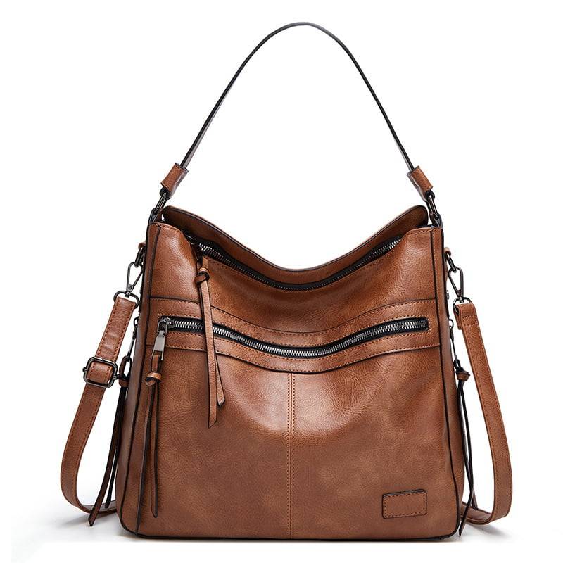 Leather Bucket Bag Women Leather Crossbody Bag Hobo Bag Soft 