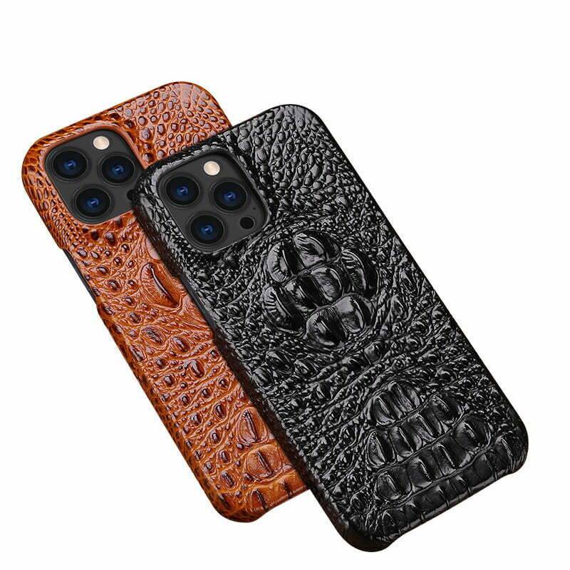 Buy Italian Leather Crocodile Model iPhone 15 Pro pro Max Case Online in  India 