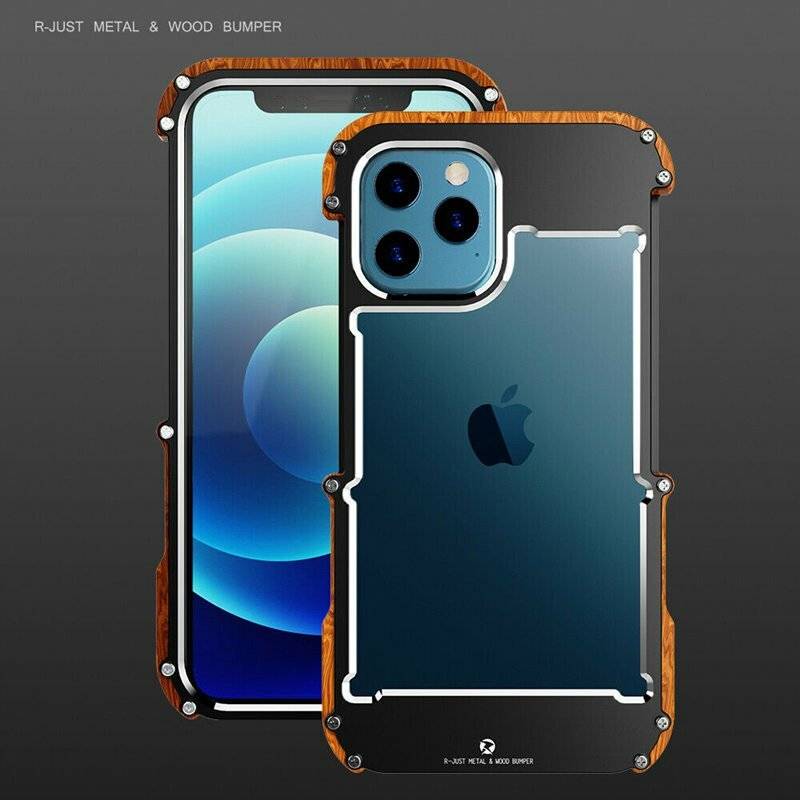 Case For iPhone 15 14 Pro Max 13 12 Aluminium Alloy Metal Bumper