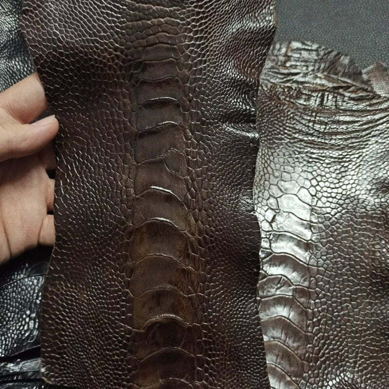 Ostrich Legs Leather Skin: Exotic Genuine Hides