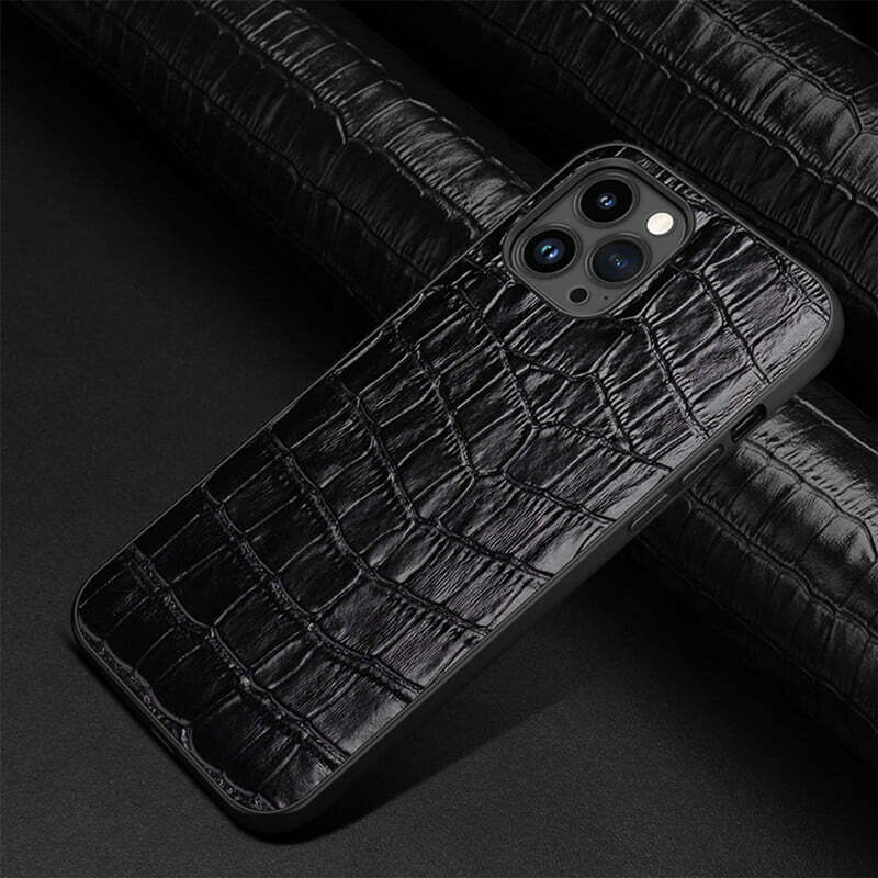 Genuine Luxury Crocodile Leather iPhone 15 Pro Max Case - Everweek