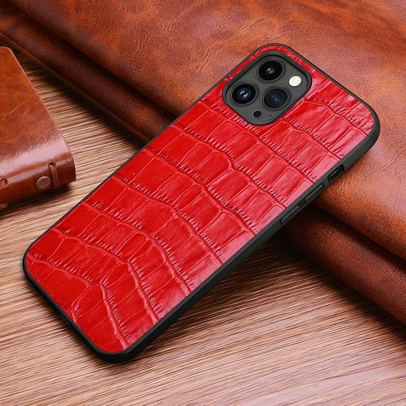 Croco Embossed Leather Case for iPhone 15 Pro and 15 Pro Max by Golden  Concept – GOLDEN CONCEPT