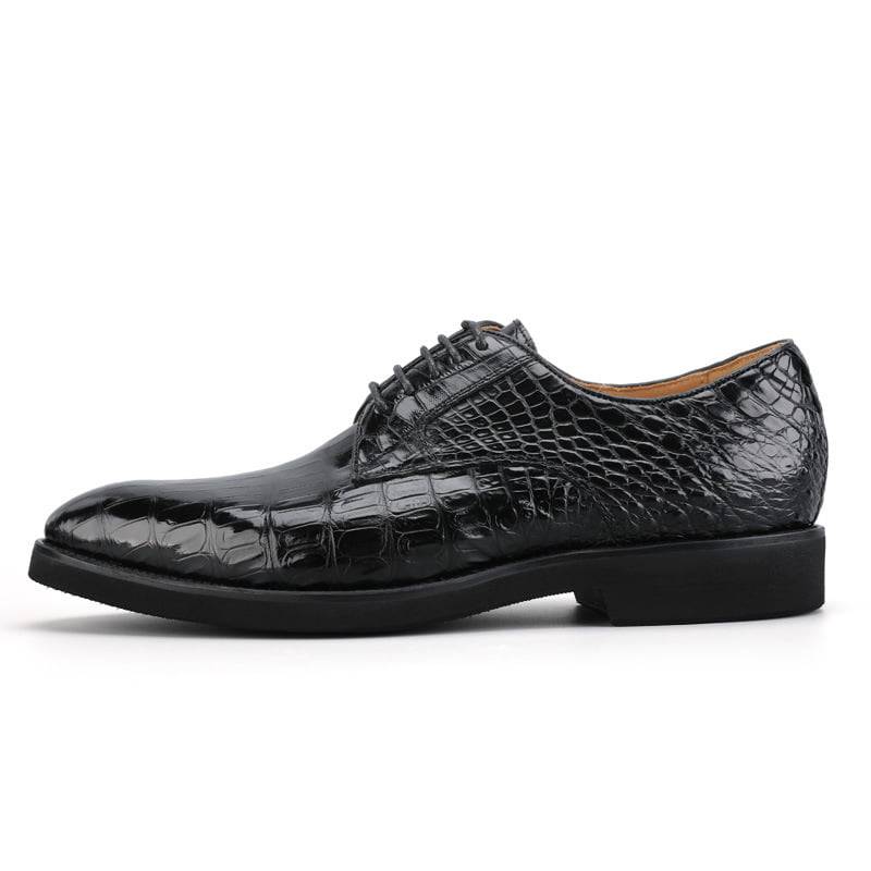 Men's Oxford Shoes, Casual Crocodile Embossed Formal Business