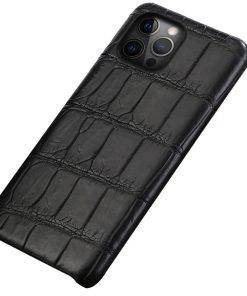 Crocodile Leather Phone Case