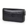 Croc Leather Clutch Bag