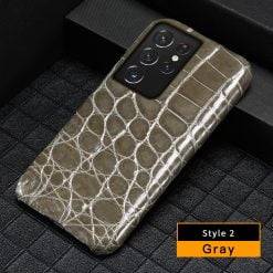 Genuine Crocodile Skin Phone Case for Samsung Galaxy S23 Ultra S21 Plus Note 20