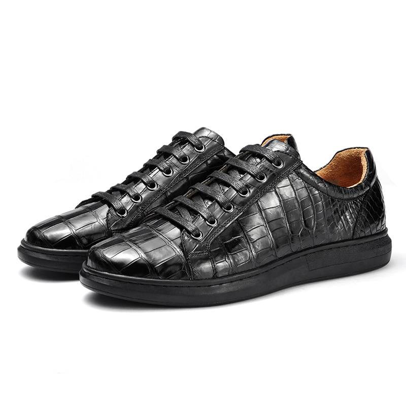 Crocodile Leather Sneakers