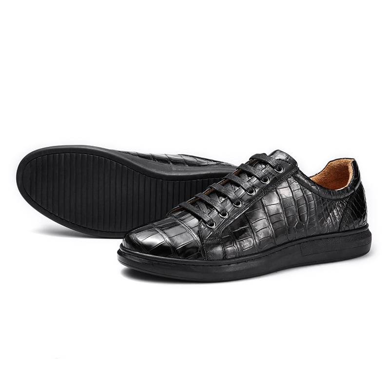 crocodile leather sneakers