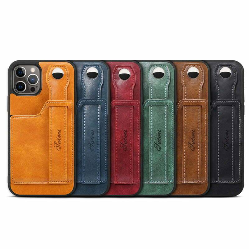 Leather iPhone 15 Pro Max Wallet / Case With Card Holder 