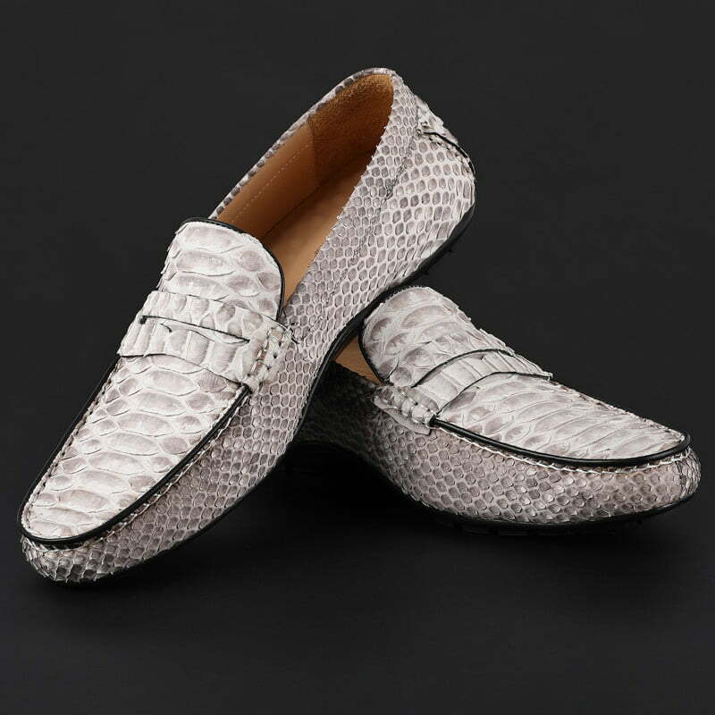 Natural Snake-Skin Shoes