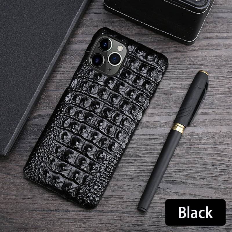 Genuine Luxury Crocodile Leather iPhone 15 Pro Max Case - Everweek