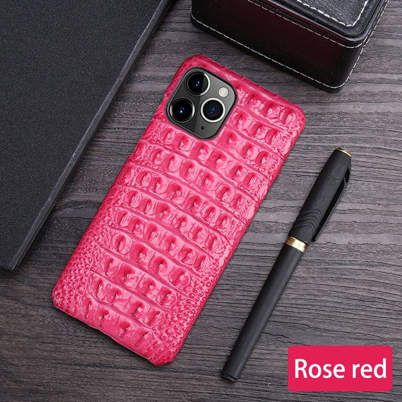 Genuine Luxury Crocodile Leather iPhone 15 Pro Max Case - Everweek